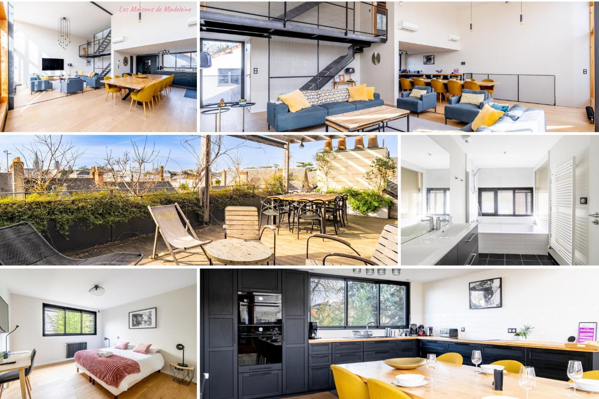 Le Nantais - Loft Moderne Avec Rooftop Apartamento *